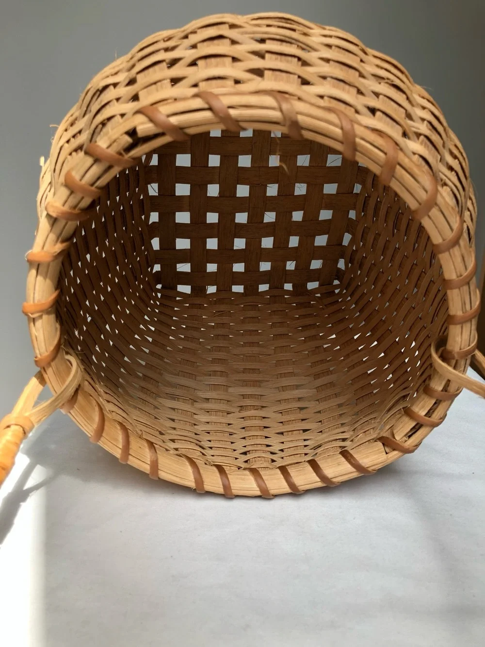 Vintage woven wicker